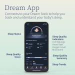 Owlet Dream Sock - Smart Baby Monitor View Heart Rate and Average Oxygen O2 as Sleep Quality Indicators. Wakings, Movement, and Sleep State. Digital Sleep Coach and Sleep Assist Prompts - Mint - Image 3